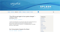 Desktop Screenshot of lifewavesplash.com